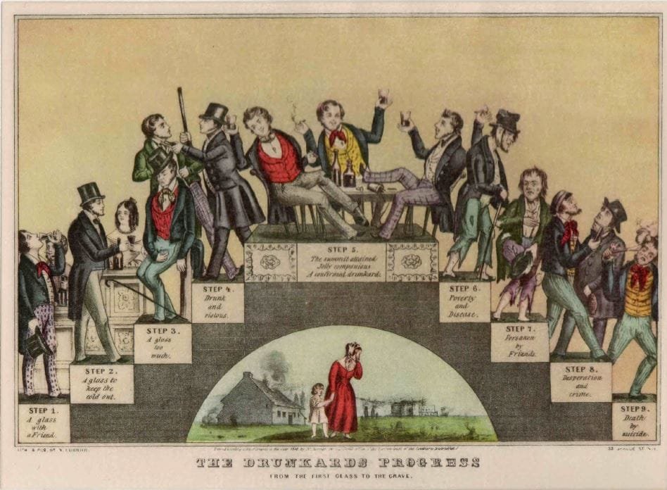 The Evolution of the Dark World of Alcoholism