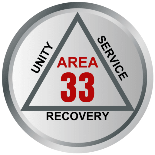 A.A. Area 33 Logo