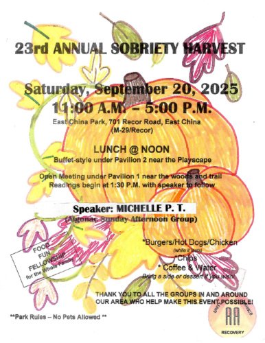 2025 09 20 23rdannualsobrietyharvest updated