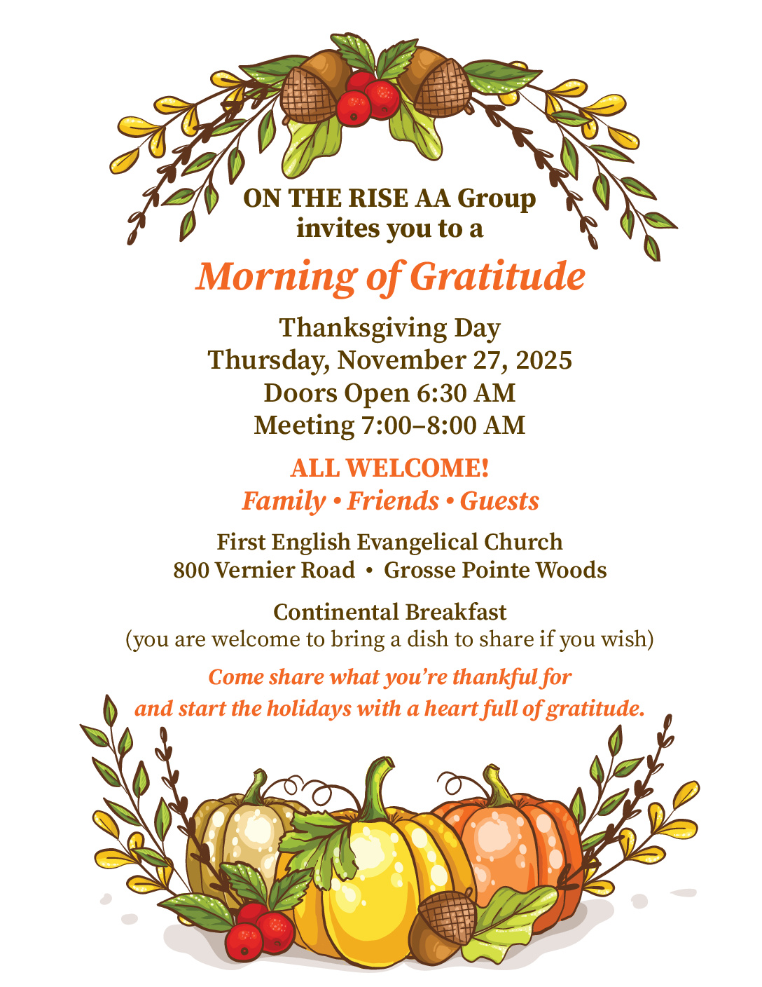 OTR Gratitude Meeting