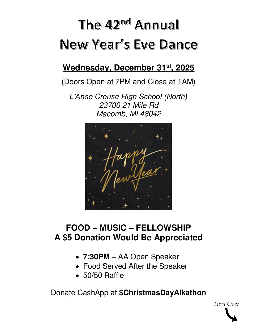 New Year’s Eve Dance