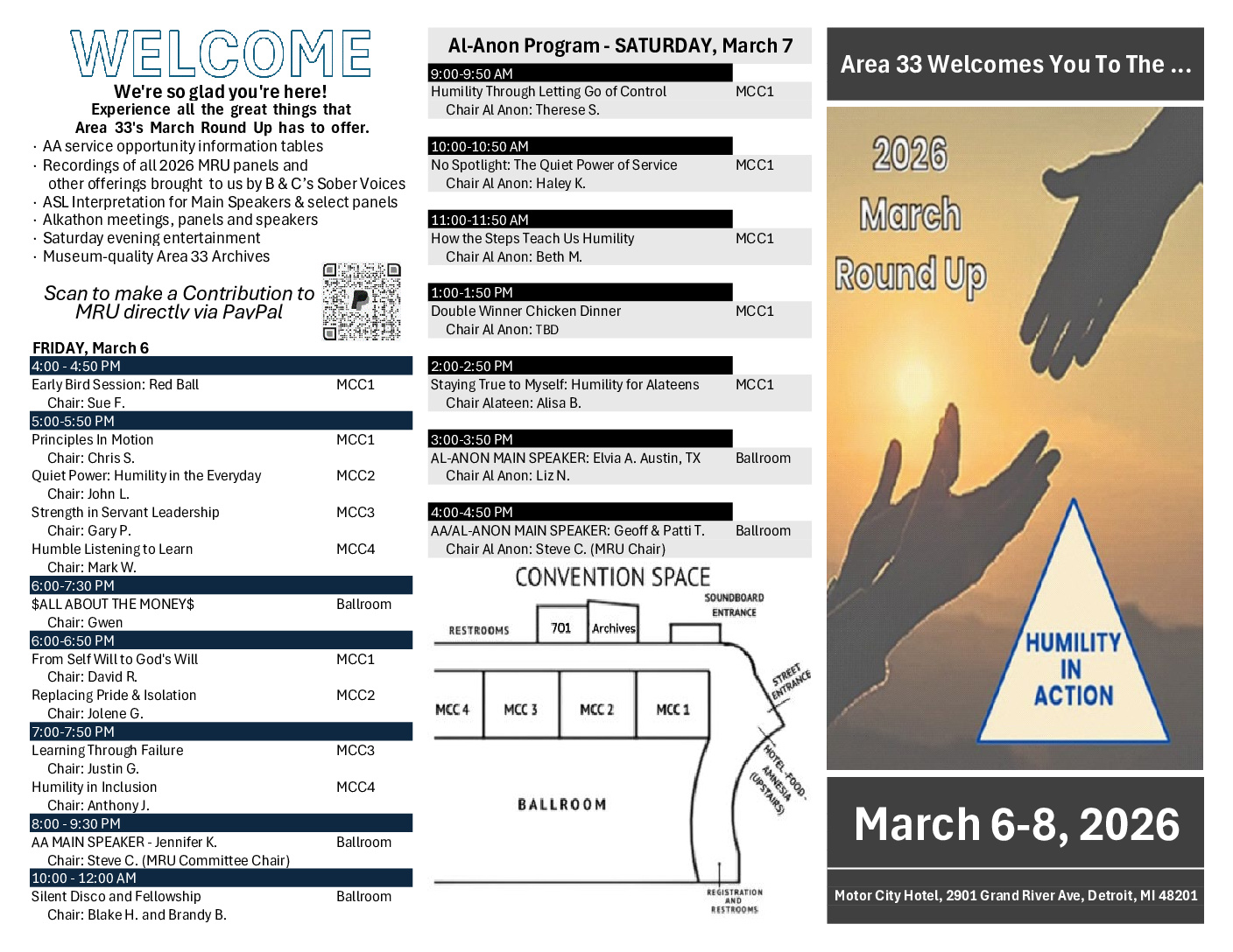 March Roundup 2026 Program